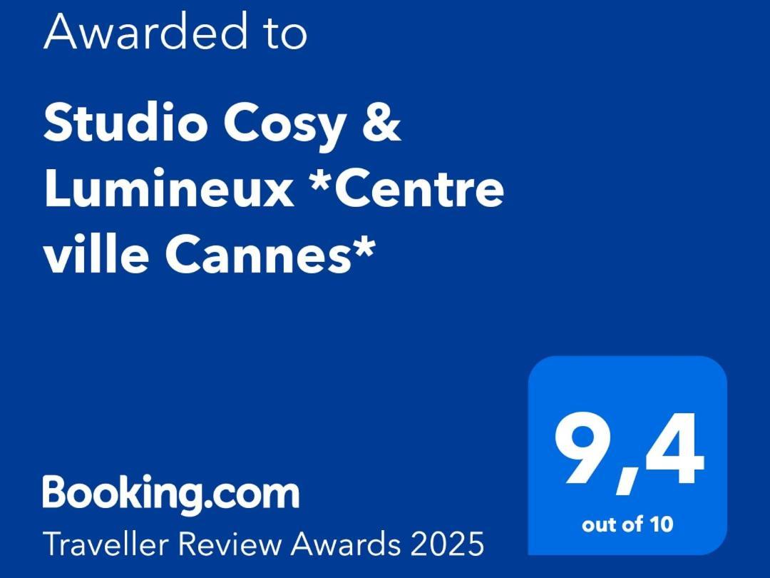 Studio Cosy & Lumineux *Centre Ville Cannes* Exterior photo